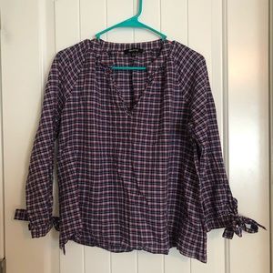 Madewell Tie Sleeve Shirt